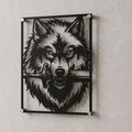 Cuadro Decorativo Videojuego Dark Souls Gran Lobo Sif en Acero