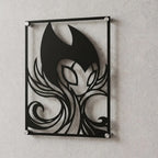 Cuadro Decorativo Videojuego Hollow Knight Grimm en Acero