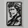 Cuadro decorativo en acero de Grimmjow Jaegerjaquez de Bleach cortado a láser - Noxhound