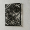 Cuadro decorativo en acero de Gyomei Himejima de Kimetsu no Yaiba cortado a láser - Noxhound