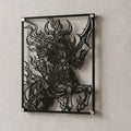 Cuadro decorativo de Hecarim de League of Legends en acero cortado a láser