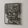 Cuadro decorativo de Heimerdinger de League of Legends en acero cortado a láser