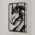 Cuadro decorativo en acero de Haku Dragón de El Viaje de Chihiro cortado a láser - Noxhound