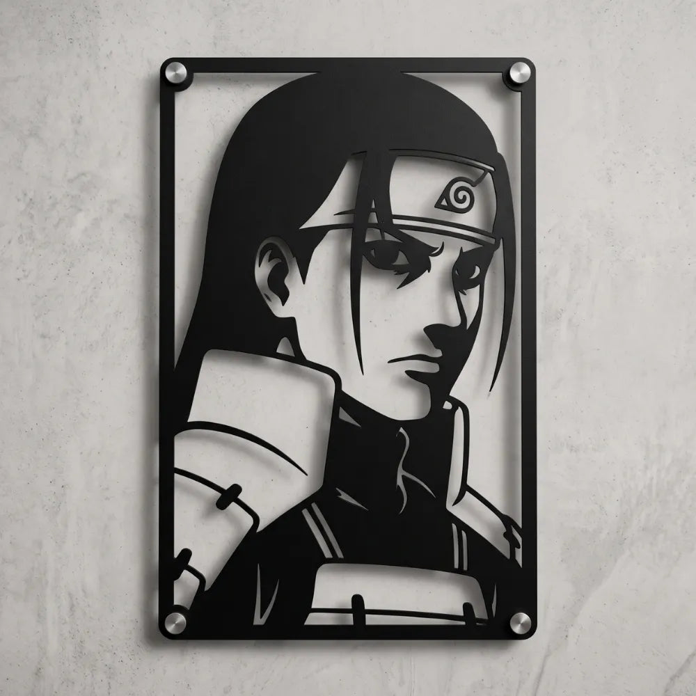 Cuadro Decorativo Anime Naruto Hashirama Senju en Acero