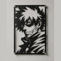 Cuadro decorativo en acero de Hawks de My Hero Academia cortado a láser - Noxhound