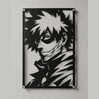 Cuadro decorativo en acero de Hawks de My Hero Academia cortado a láser - Noxhound