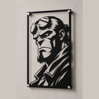 Cuadro Decorativo Comic Hellboy en Acero