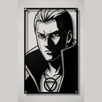 Cuadro Decorativo Anime Naruto Hidan en Acero