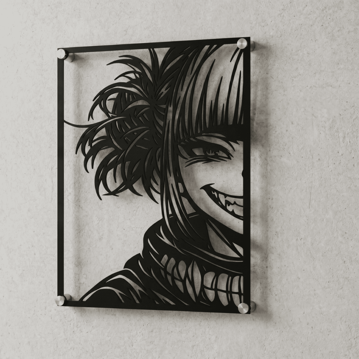 Cuadro Decorativo Anime My Hero Academia Himiko Toga en Acero