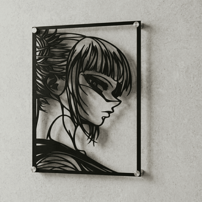 Cuadro Decorativo Anime My Hero Academia Himiko Toga Versión B en Acero