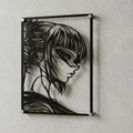 Cuadro decorativo en acero de Himiko Toga Versión B de My Hero Academia cortado a láser - Noxhound