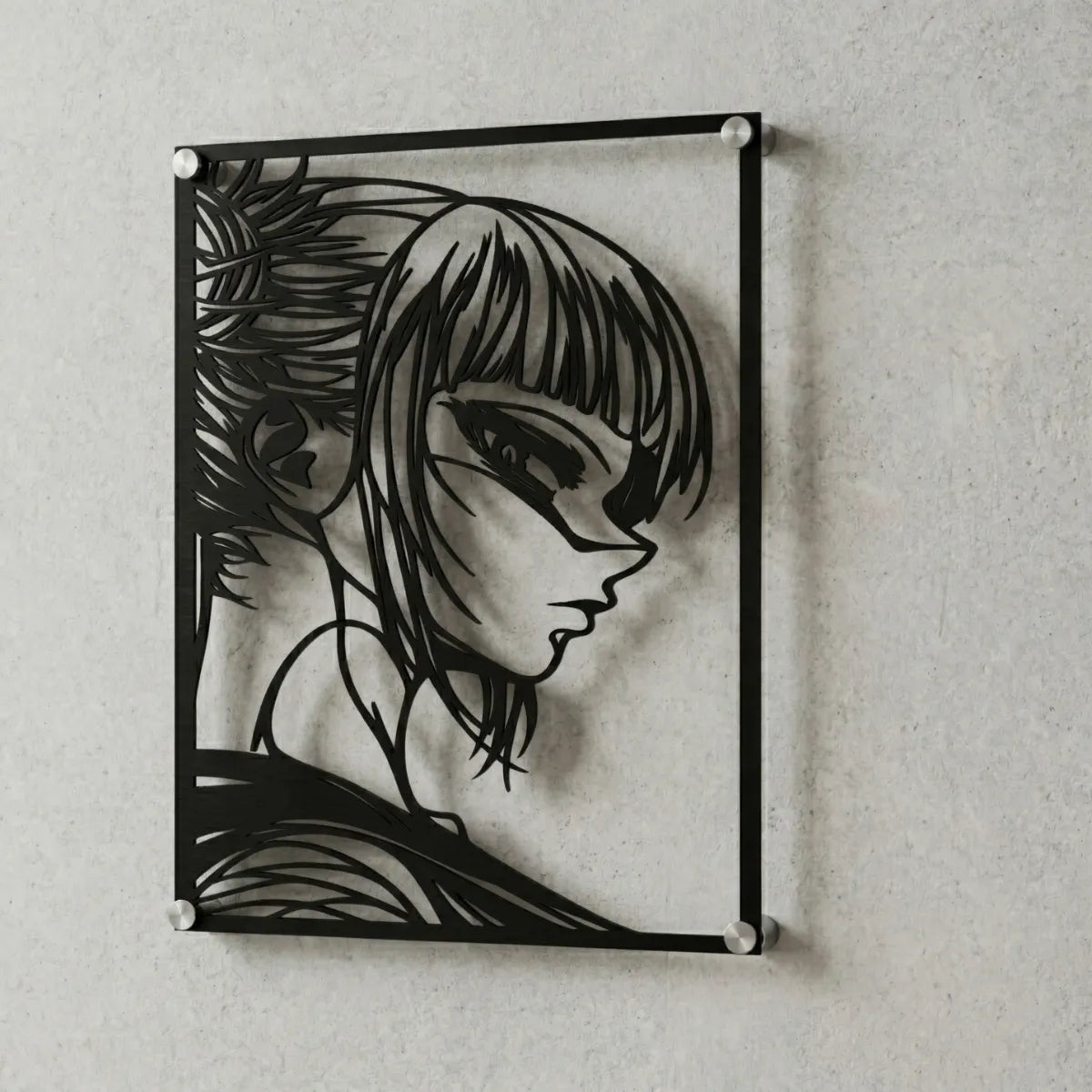 Cuadro decorativo en acero de Himiko Toga Versión B de My Hero Academia cortado a láser - Noxhound