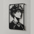 Cuadro Decorativo Anime Haikyuu Hinata Shoyo en Acero