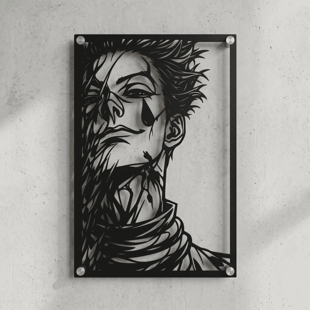 Cuadro Decorativo Anime Hunter X Hunter Hisoka Morow en Acero