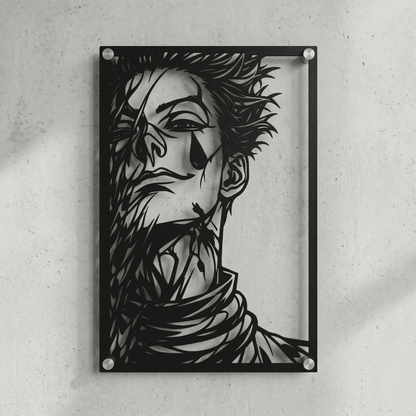 Cuadro Decorativo Anime Hunter X Hunter Hisoka Morow en Acero