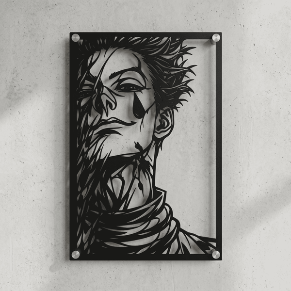 Cuadro Decorativo Anime Hunter X Hunter Hisoka Morow en Acero