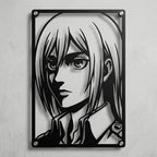 Cuadro decorativo en acero de Historia Reiss de Shingeki no Kyojin cortado a láser - Noxhound