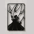 Cuadro Decorativo Videojuego Hollow Knight Hornet en Acero