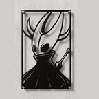 Cuadro Decorativo Videojuego Hollow Knight Hornet en Acero