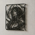 Cuadro decorativo de Irelia de League of Legends en acero cortado a láser