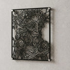 Cuadro decorativo de Ivern de League of Legends en acero cortado a láser
