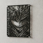 Cuadro decorativo en acero de Ichigo Kurosaki de Bleach cortado a láser - Noxhound