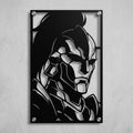 Cuadro decorativo en acero de Igris de Solo Leveling cortado a láser - Noxhound