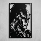 Cuadro decorativo en acero de Igris de Solo Leveling cortado a láser - Noxhound
