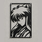 Cuadro Decorativo Anime Inuyasha Inuyasha Versión B en Acero