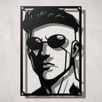 Cuadro Decorativo Comic Invincible en Acero