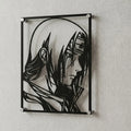 Cuadro decorativo en acero de Itachi Uchiha Versión B de Naruto cortado a láser - Noxhound