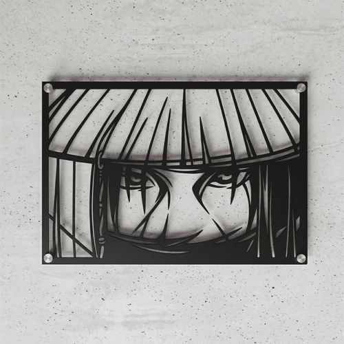Cuadro Decorativo Anime Naruto Itachi Uchiha en Acero