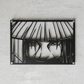 Cuadro decorativo en acero de Itachi Uchiha de Naruto cortado a láser - Noxhound