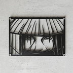 Cuadro decorativo en acero de Itachi Uchiha de Naruto cortado a láser - Noxhound