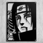 Cuadro Decorativo Anime Naruto Itachi Uchiha Versión C en Acero