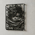 Cuadro decorativo en acero de Izuku Midoriya de My Hero Academia cortado a láser - Noxhound