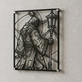 Cuadro decorativo de Jax de League of Legends en acero cortado a láser