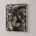 Cuadro decorativo de Jinx de League of Legends en acero cortado a láser