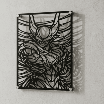 Cuadro Decorativo Anime Dragon Ball Janemba en Acero