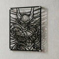 Cuadro decorativo en acero de Janemba de Dragon Ball cortado a láser - Noxhound