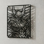 Cuadro decorativo en acero de Janemba de Dragon Ball cortado a láser - Noxhound