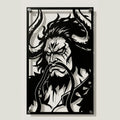 Cuadro decorativo en acero de Kaido de One Piece cortado a láser - Noxhound