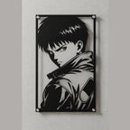 Cuadro decorativo en acero de Kaneda de Akira cortado a láser - Noxhound