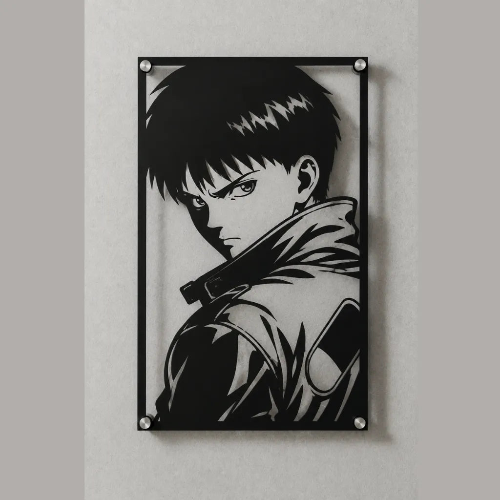 Cuadro decorativo en acero de Kaneda de Akira cortado a láser - Noxhound