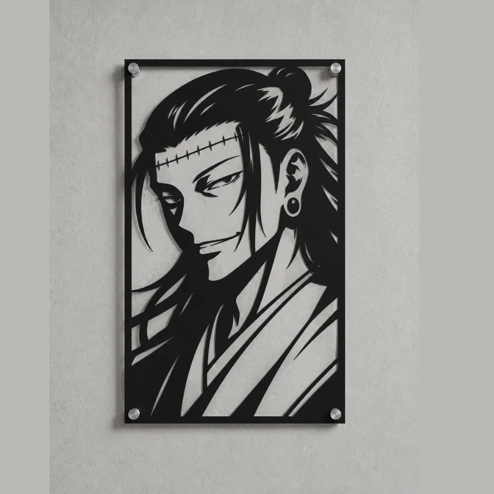 Cuadro Decorativo Anime Jujutsu Kaisen Kenjaku en Acero