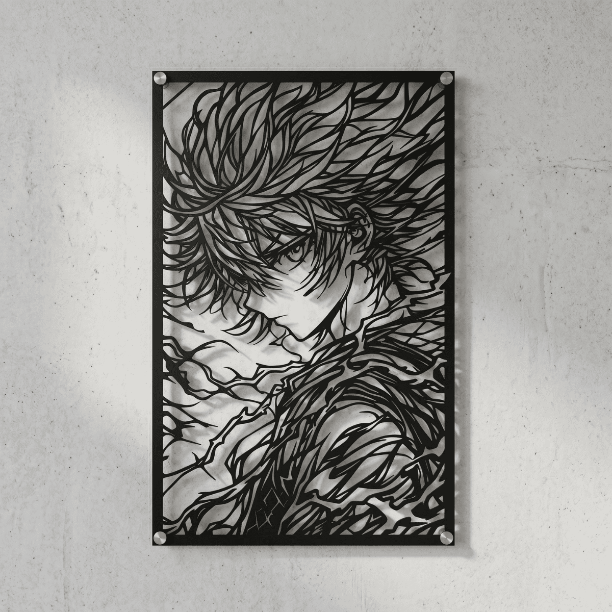 Cuadro Decorativo Anime Hunter X Hunter Killua en Acero