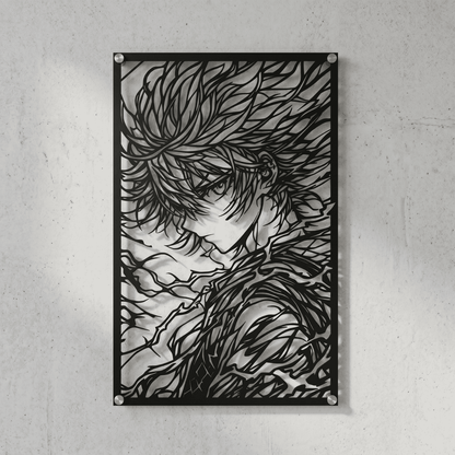 Cuadro Decorativo Anime Hunter X Hunter Killua en Acero
