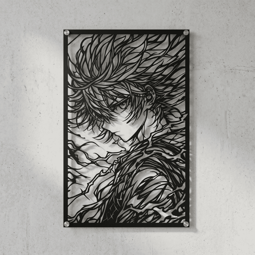 Cuadro Decorativo Anime Hunter X Hunter Killua en Acero