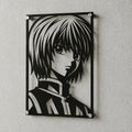 Cuadro decorativo en acero de Kurapika de Hunter X Hunter cortado a láser - Noxhound