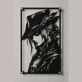 Cuadro Decorativo Videojuego Bloodborne Lady Maria en Acero